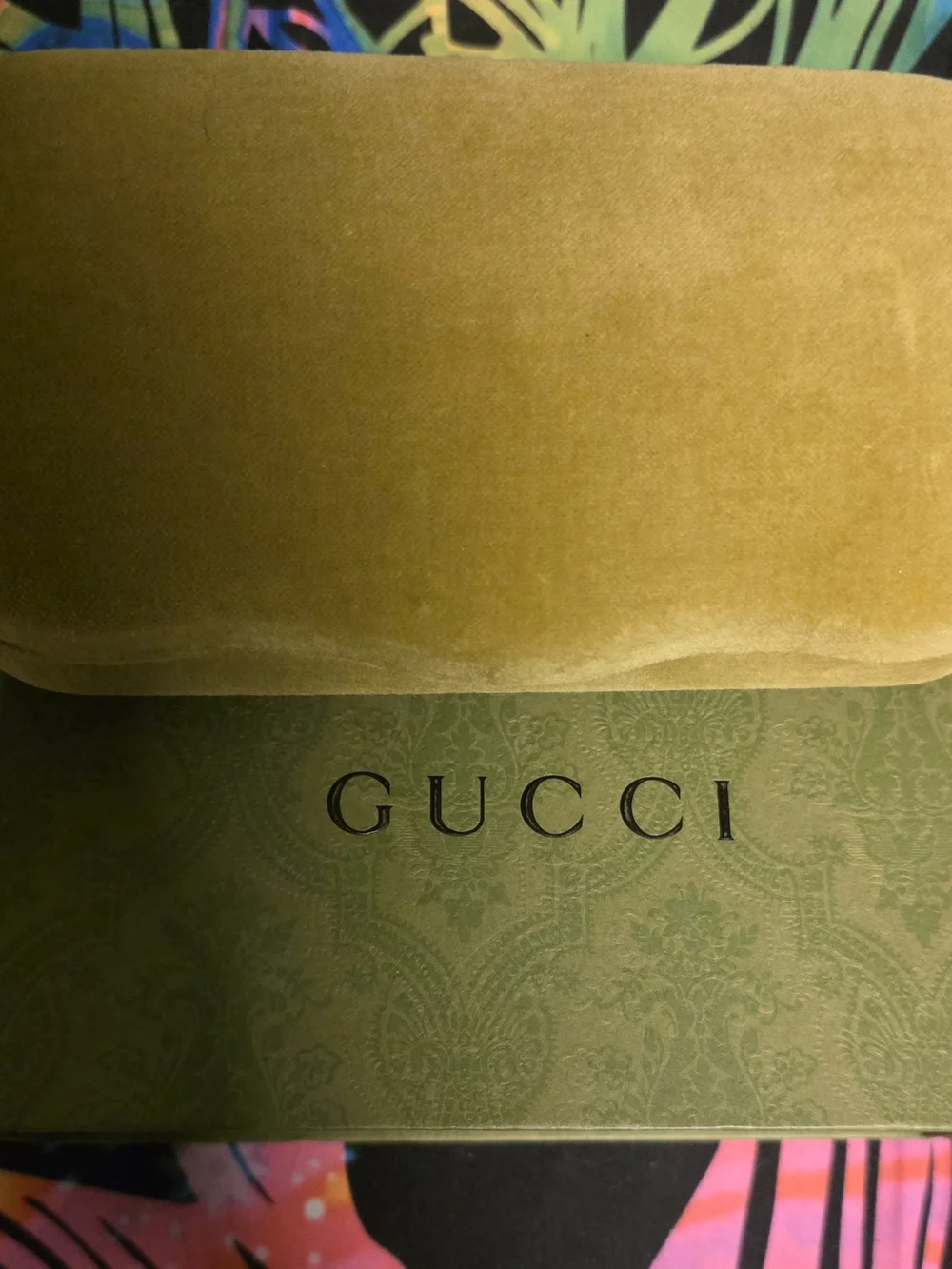 Gucci Black Oversized Sunglasses with Gold Logo Disc